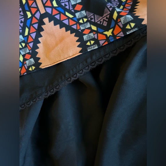 Anthropologie Flowy tile print maxi skirt by Maeve - Picture 5 of 8